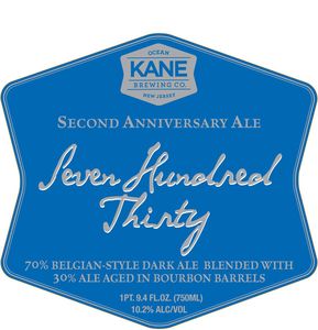 Kane Brewing Company Seven Hundred Thirty