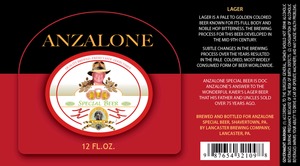 Anzalone Special Beer April 2014