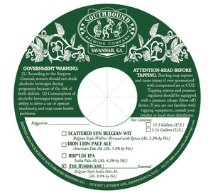 Southbound Brewing Co. The Hurricane April 2014