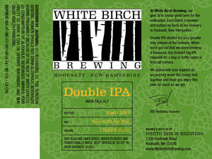 White Birch Brewing Double IPA