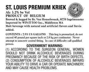 Global Beer Network St. Louis Premium Kriek April 2014