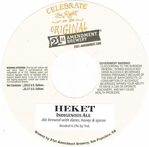 21st Amendment Brewery Heket