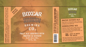 Boxcar Brewing Co. Mango Ginger April 2014