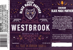 Westbrook Brewing Company Siberian Black Magic Panther April 2014