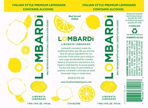Lombardi Limonata April 2014