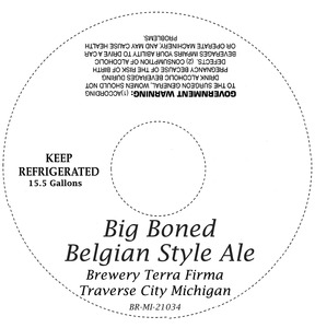 Big Boned Belgian Style Ale April 2014