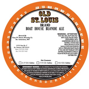 Old St. Louis Boat House Blonde Ale April 2014