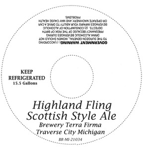 Highland Fling Scottish Style Ale April 2014
