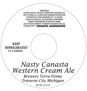 Nasty Canasta Western Cream Ale April 2014