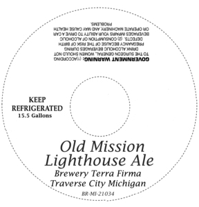 Old Mission Lighthouse Ale April 2014