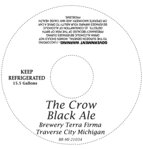 The Crow Black Ale April 2014