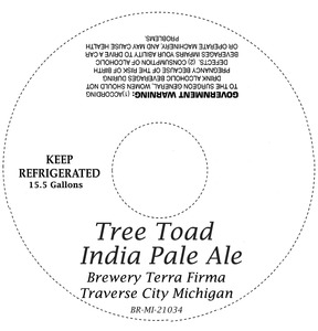 Tree Toad India Pale Ale April 2014