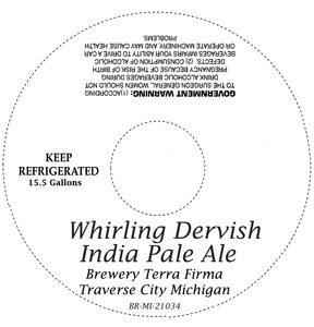 Whirling Dervish India Pale Ale April 2014