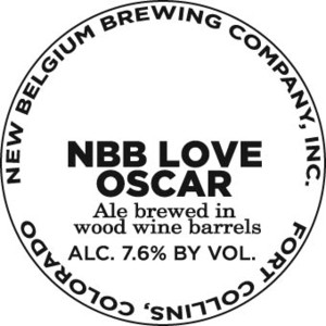 New Belgium Brewing Company Nbb Love Oscar April 2014