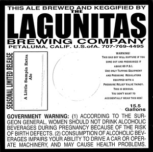 The Lagunitas Brewing Company A Little Sumpin Extra April 2014