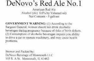 Denovo's Red Ale No.1 