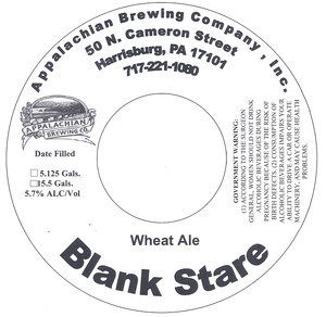 Appalachian Brewing Co Blank Stare