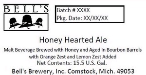 Bell's Honey Hearted Ale April 2014