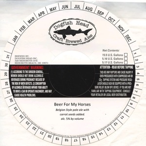 Dogfish Head Beer For My Horses