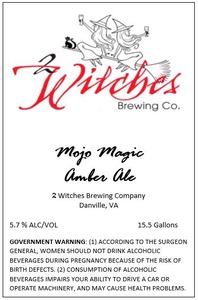 2 Witches Brewing Company Mojo Magic April 2014