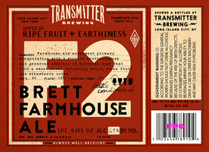 Transmitter Brewing F2 April 2014