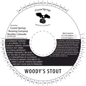Woody's Stout April 2014