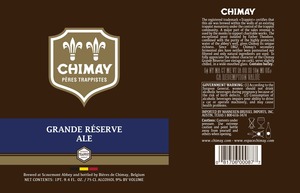 Chimay Grande Reserve April 2014