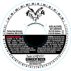 Flying Dog Ginger Beer April 2014