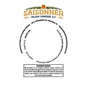The Other Farm Brewing Company Saisonner Belgian Farmhouse Ale April 2014