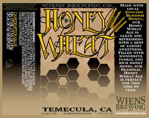 Wiens Brewing Company Honey Wheat