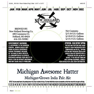 New Holland Brewing Company LLC Michigan Awesome Hatter