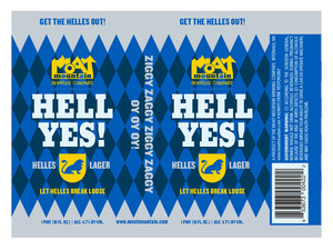 Moat Mountain Brewing Co Hell Yes Helles Lager