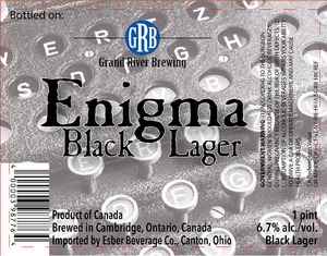 Grand River Brewing Enigma