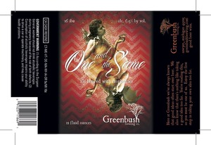 Greenbush Brewing Co. One And The Same April 2014