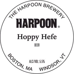 Harpoon Hoppy Hefe April 2014