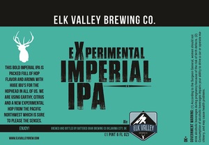 Elk Valley Brewing Company Experimental Imperial IPA May 2014