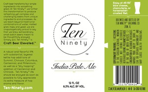 Ten Ninety India Pale Ale April 2014