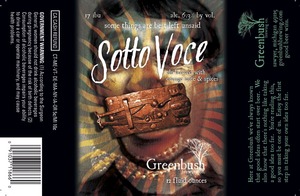 Greenbush Brewing Co. Sotto Voce April 2014