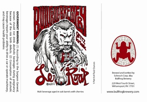 Bullfrog Brewery Le Roar Grrrz Kriek April 2014