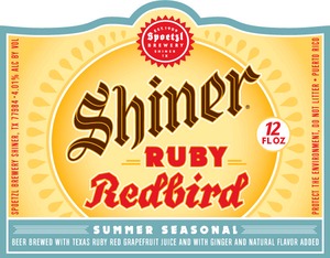 Shiner Ruby Redbird April 2014