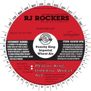 R.j. Rockers Brewing Company, Inc. Peachy King Imperial Wheat