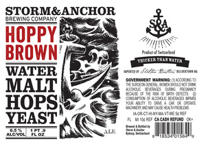 Storm & Anchor Hoppy Brown