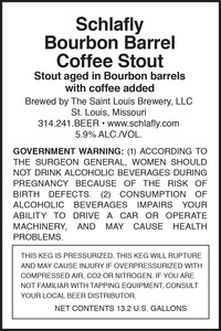 Schlafly Bourbon Barrel Coffee Stout