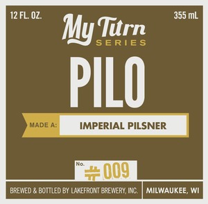 Lakefront Brewery Pilo Made A Imperial Pilsner April 2014