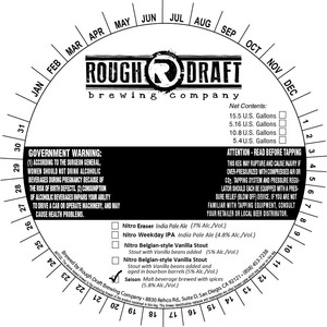 Rough Draft Brewing Company Saison April 2014