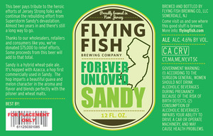 Flying Fish Brewing Co. Forever Unloved Sandy