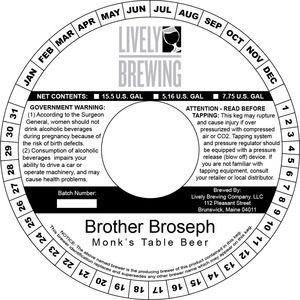 Lively Brewing Brother Broseph