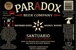 Paradox Beer Company Inc Santuario