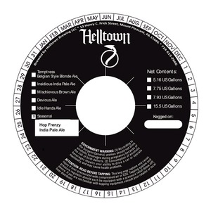Helltown Hop Frenzy India Pale Ale May 2014