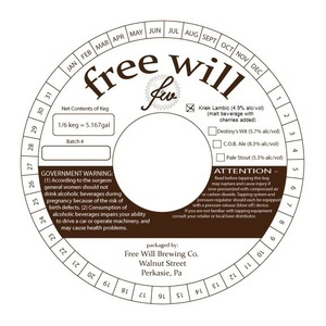 Free Will Kriek Lambic